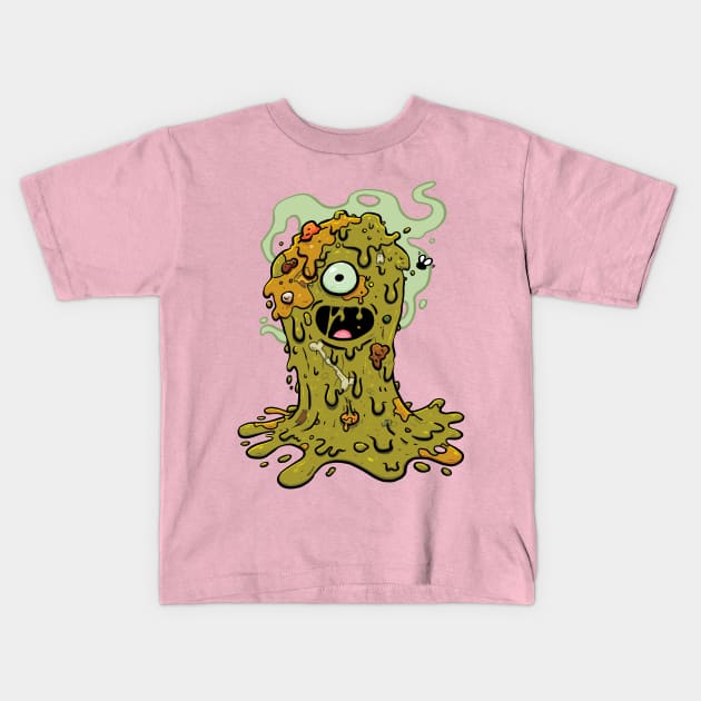 Vomit Monster Kids T-Shirt by striffle